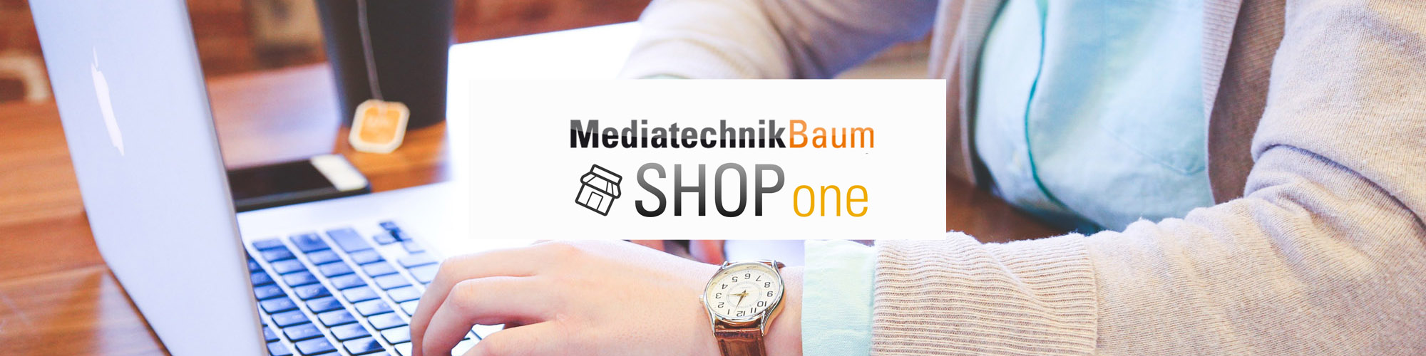 SHOP one Mediatechnik Baum Branchenlösung, Webshop anbindung